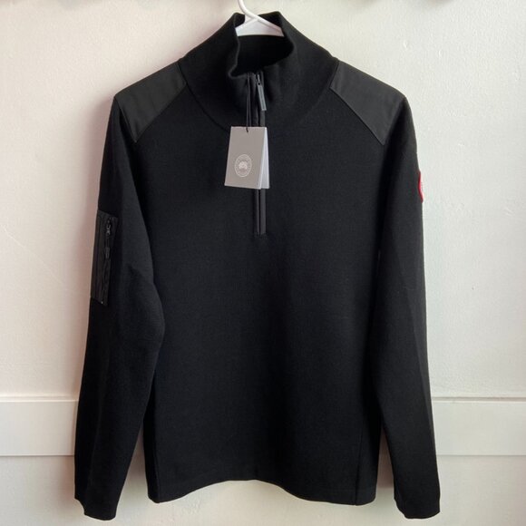 Canada Goose Other - NWT Canada Goose Black Classic Stormont Quarter Zip Sweater